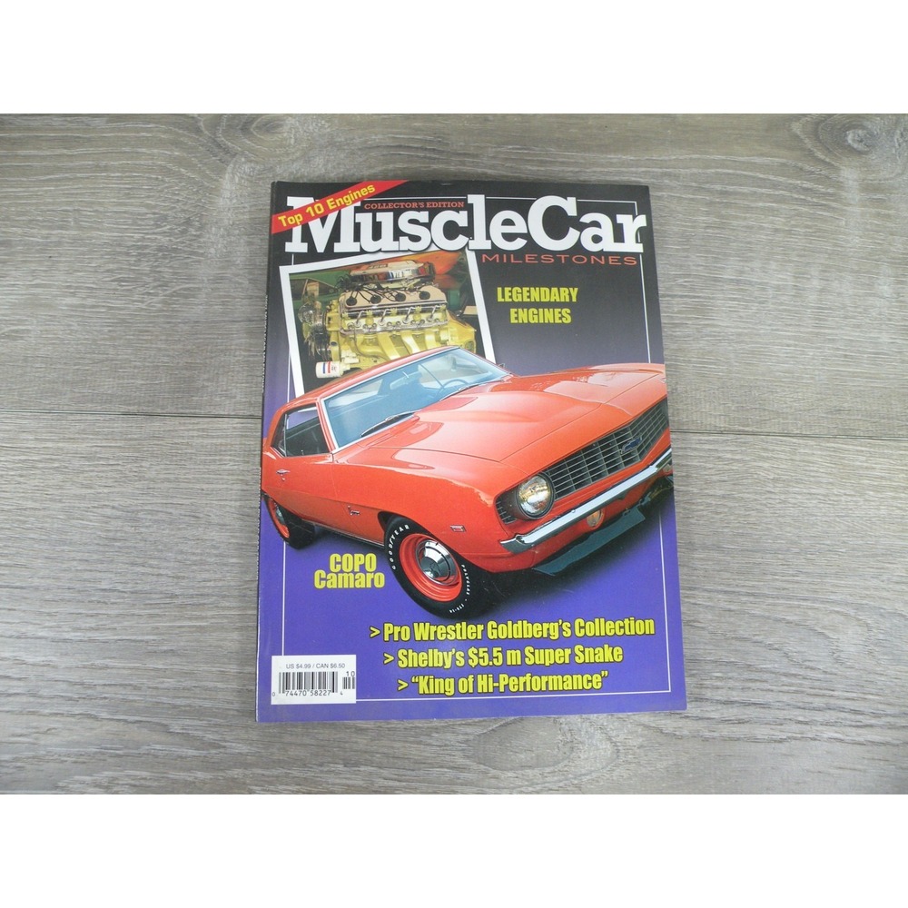 MuscleCar Milestones Collector's Edition Magazine Top 10 Engines COPO Camaro